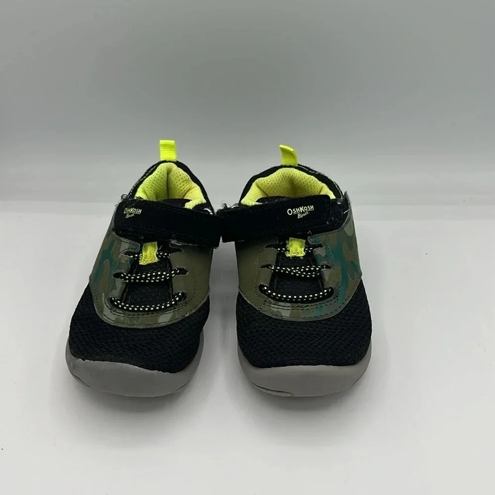 black & camouflage OshKosh B'gosh tennis shoes size 10